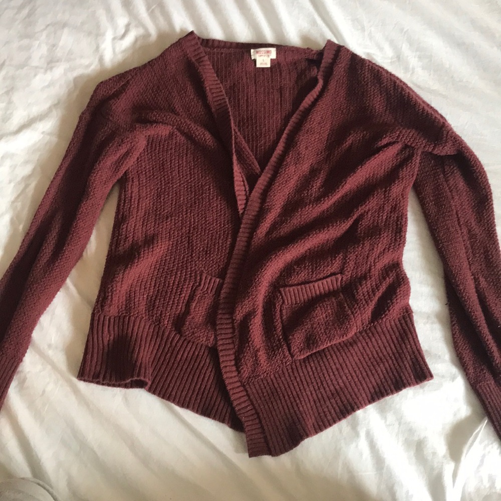 Purple Cardigan Mossimo Large Women